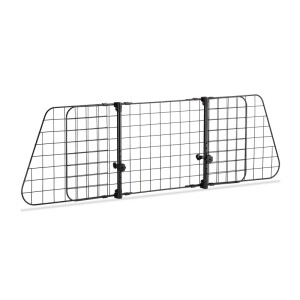 Relaxdays Hundegitter Auto Metall Schwarz Verstellbar 40 cm x 157 cm x 5 cm 2,43 kg