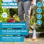 Gloria Thermoflamm bio Professional Plus Unkrautbrenner mit Schlauch im Einsatz.