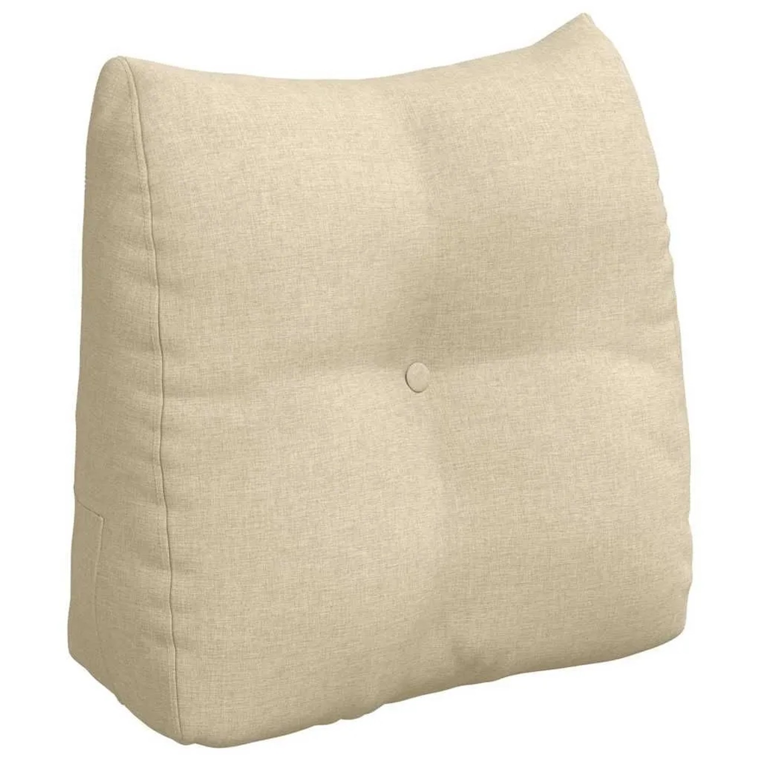 vidaXL Rückenkissen Creme 45 x 24 x 50 cm Stoff 42014361