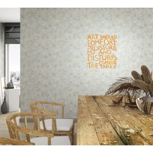 Marburg Vliestapete Natural Opulence, grafisches Muster in Grau-Grün, 330x70cm. Wanddeko für Wohnraum.