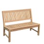 Lex Premium Teak Gartenbank Kingsbury Teakbank Parkbank Teakbank 120cm