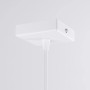 Detailaufnahme der weißen Sollux Lighting Hängeleuchte Prysm 1, Lampen & Leuchten.