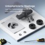 AM.PM Duscharmatur Hit, schwarze Brausearmatur aus Messing mit Montagezubehör.