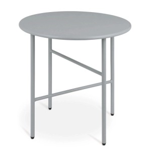 Bomoe Finn Beistelltisch ø 44x46cm Grau Metall