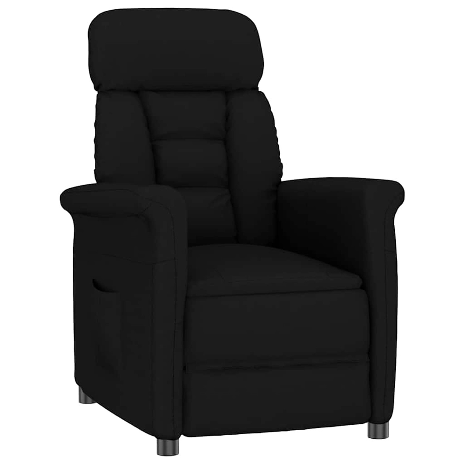 vidaXL Sessel mit Liegefunktion Schwarz 70,5 x 96,5 x 95 cm Kunstleder 3484 günstig online kaufen