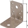 Duravis Schwerlast Winkelverbinder perlbeige, 70x70x55mm, mit Löchern zur einfachen Montage.