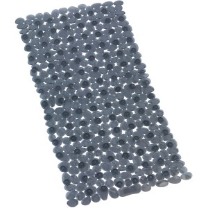 Wenko Wanneneinlage Paradise, anthrazit, 71x36cm, mit Anti-Rutsch-Struktur und Saugnäpfen für sicheren Halt in der Badewanne.