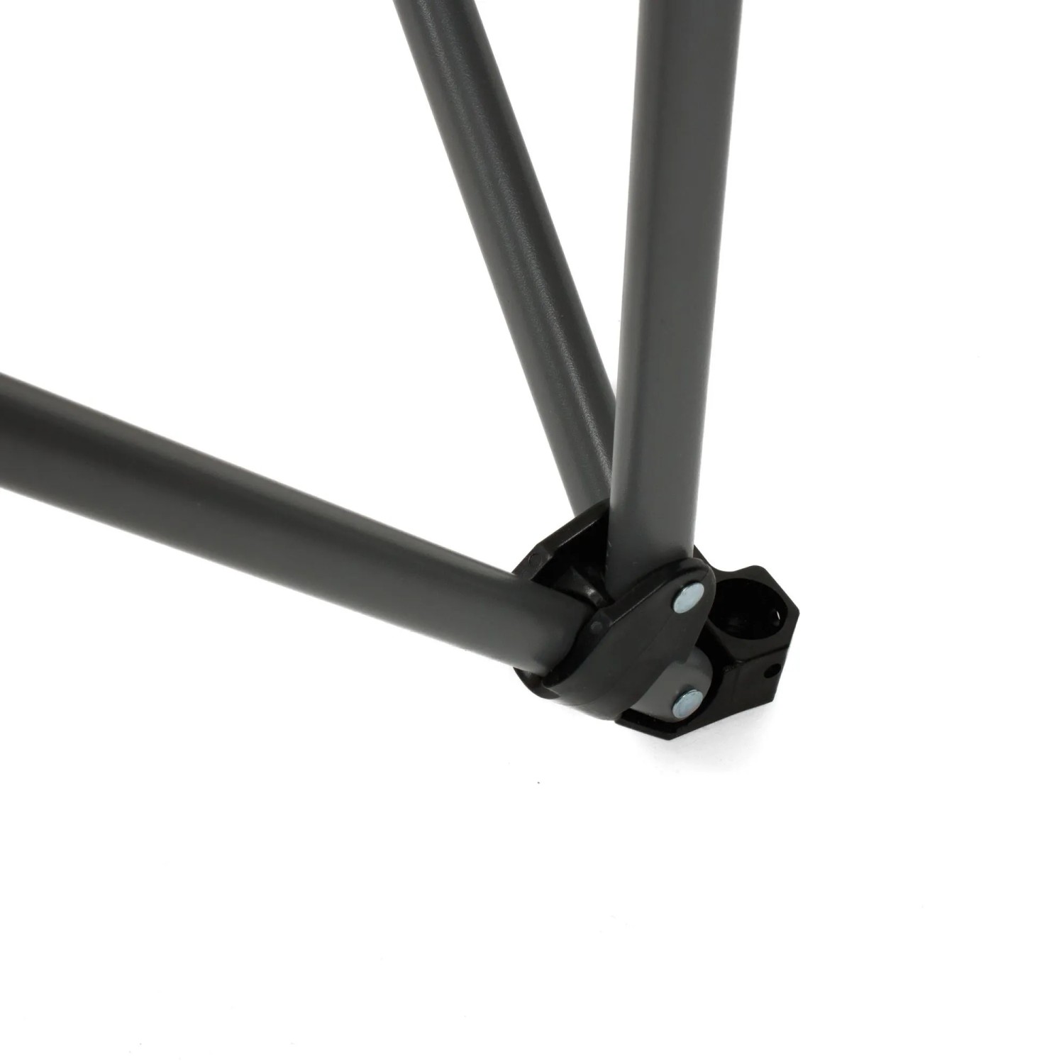 Detailaufnahme des Gestells vom Eclipse Campingstuhl Herkules, Faltmechanismus.