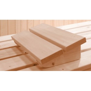 Holz-Kopfstütze für Weka Sauna Kemi, Zubehör für Massivholzsauna und Elementsauna.