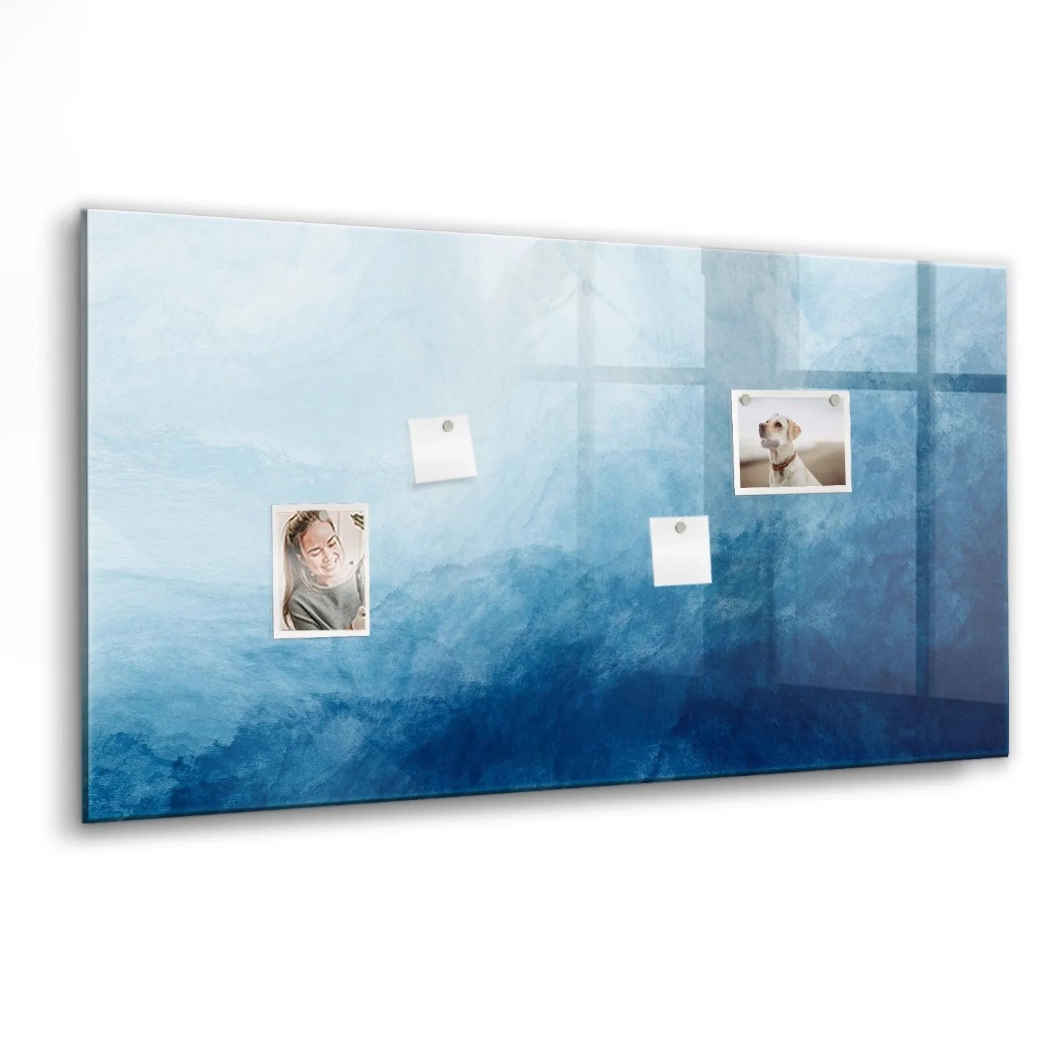 Tulup Magnettafel Beschreibbar Abstraktes Wasser 120x60 cm Magnettafel Küch günstig online kaufen
