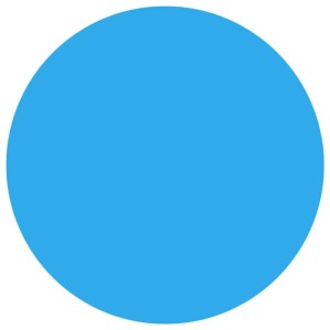 Blaue furnicato Poolabdeckung, 210 cm Durchmesser, aus PE-Material.