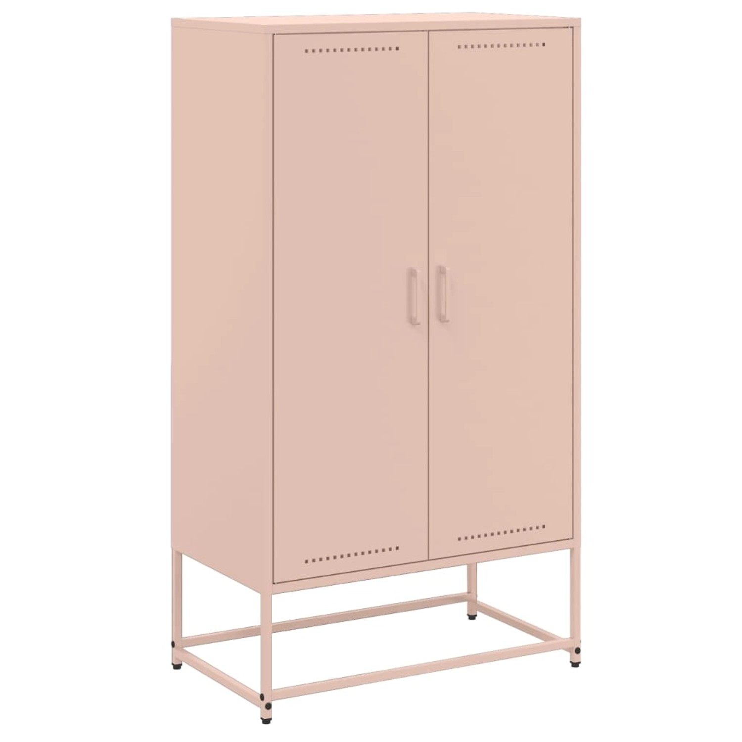 vidaXL Highboard Rosa 68,5x38,5x123,5 cm Stahl 846495 günstig online kaufen