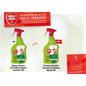 Protect Garden Lizetan Orchideen-Spray AF, 500 ml, zur Schädlingsbekämpfung an Orchideen.