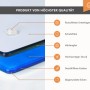 Detailaufnahme: Tulup Herdabdeckplatten-Set (2 Stück, 40x52 cm) aus Glas, mit Silikonfüßen und abgerundeten Ecken.