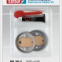 Tesa Power Kit BK20-2 Adapter-Set für Bad-Accessoires ohne Bohren: Adapter, Kleber, Inbus.