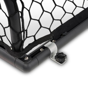 Detailaufnahme: Exit Scala Erdanker für Fußballtor, geeignet für Naturrasen.