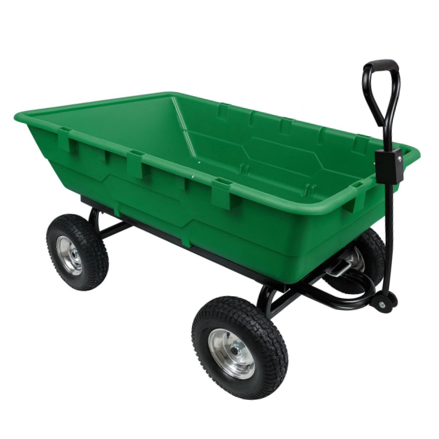 TRUTZHOLM XXL Gartenwagen 350 Liter 500 kg Traglast Transportwagen Kippbar