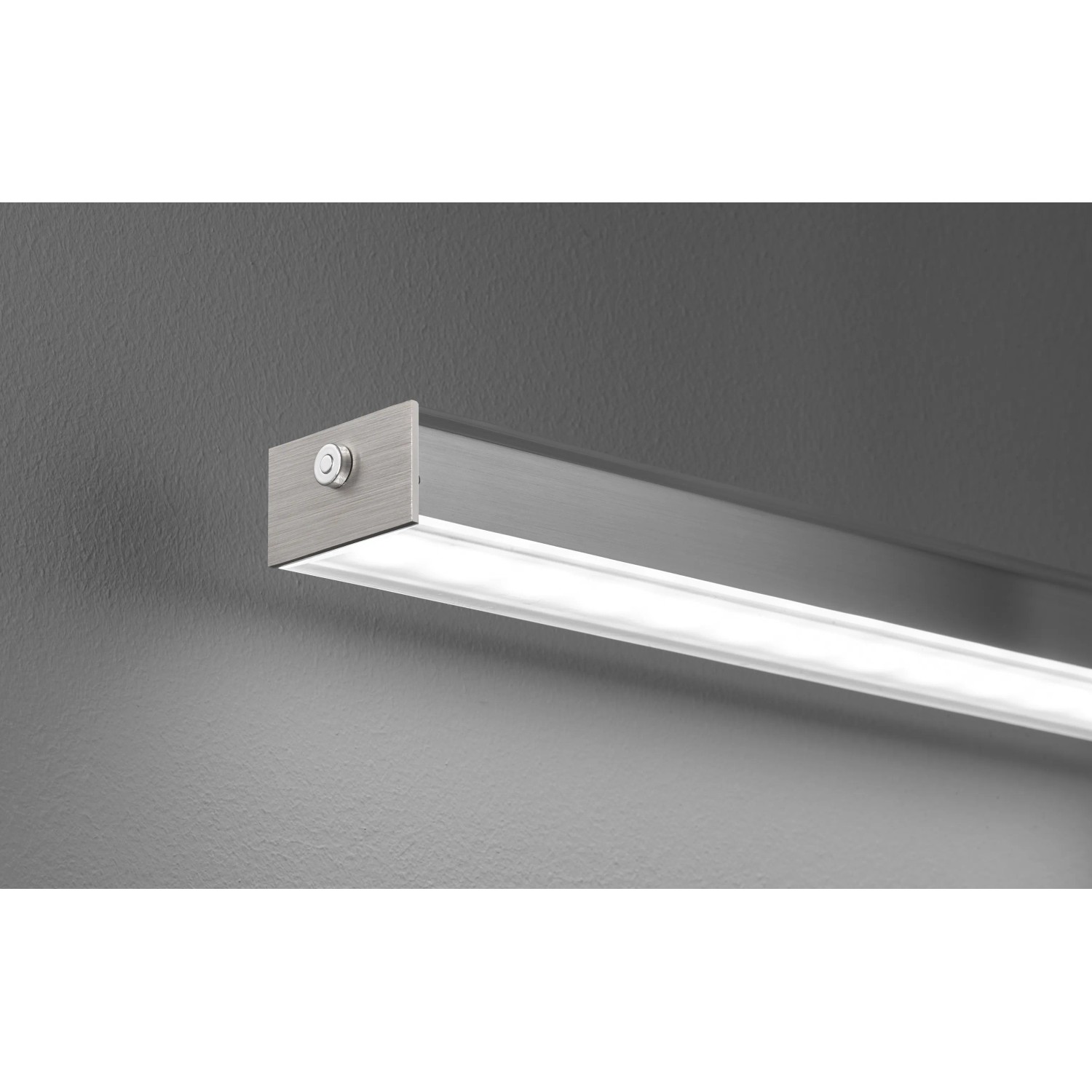 Moderne LED-Pendelleuchte Vitan TW von Fischer & Honsel, Nickel, 18 W, 4600 lm.