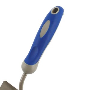 Galaflor Blumenkelle aus Stahl mit Kunststoffgriff Blau