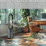 Echos Turmventilator Eco-1220 mit HEPA Filter, Timer und Fernbedienung im Wohnraum.