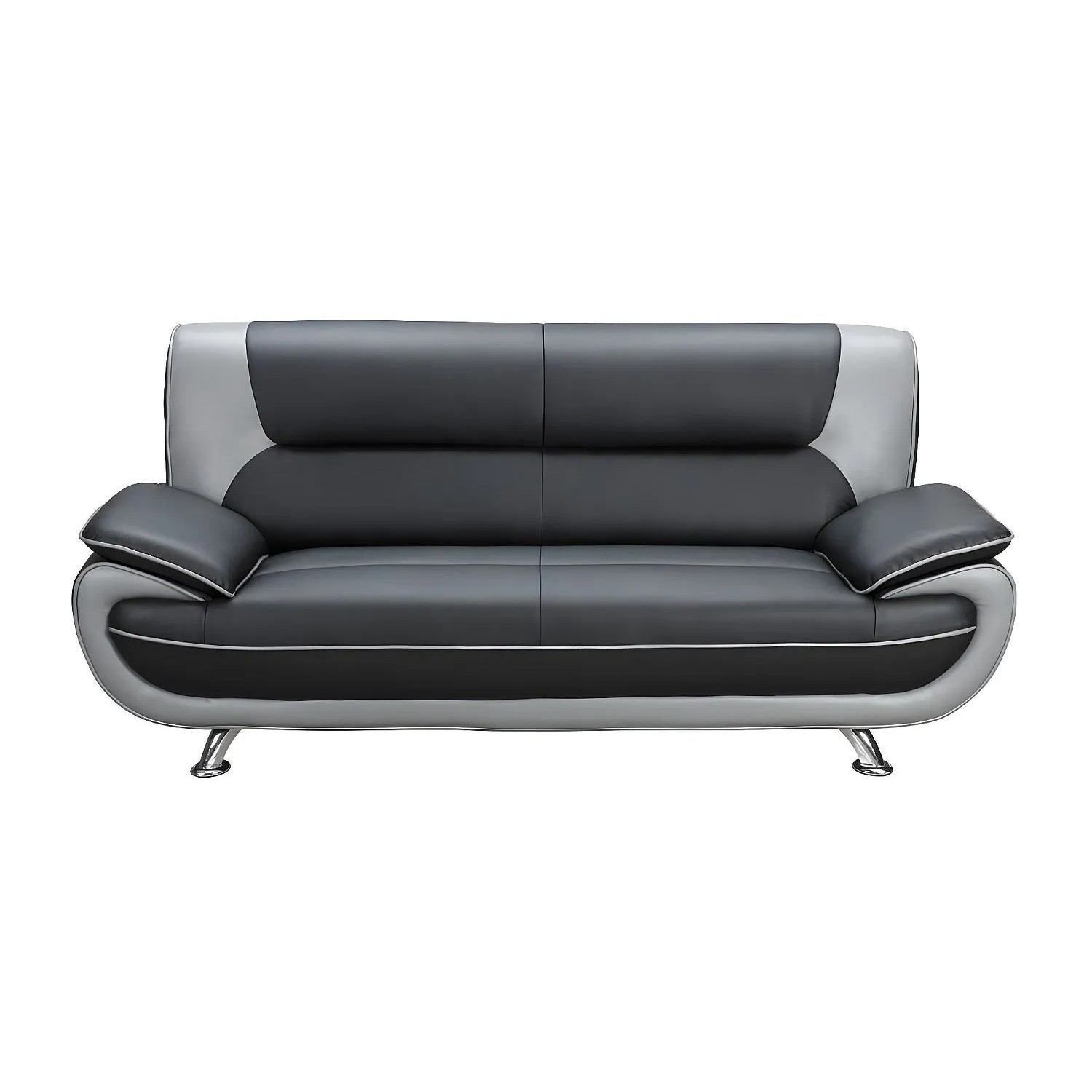 Vente-unique Sofa Ohne Schlafmöglichkeit Nigel Hellgrau 209 cm