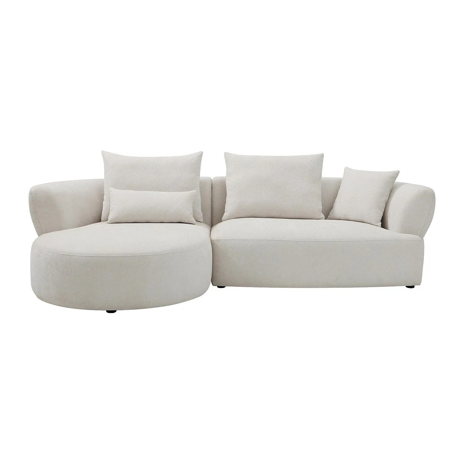 Vente-unique Sofa Ohne Schlafmöglichkeit Cusava Beige 280 cm