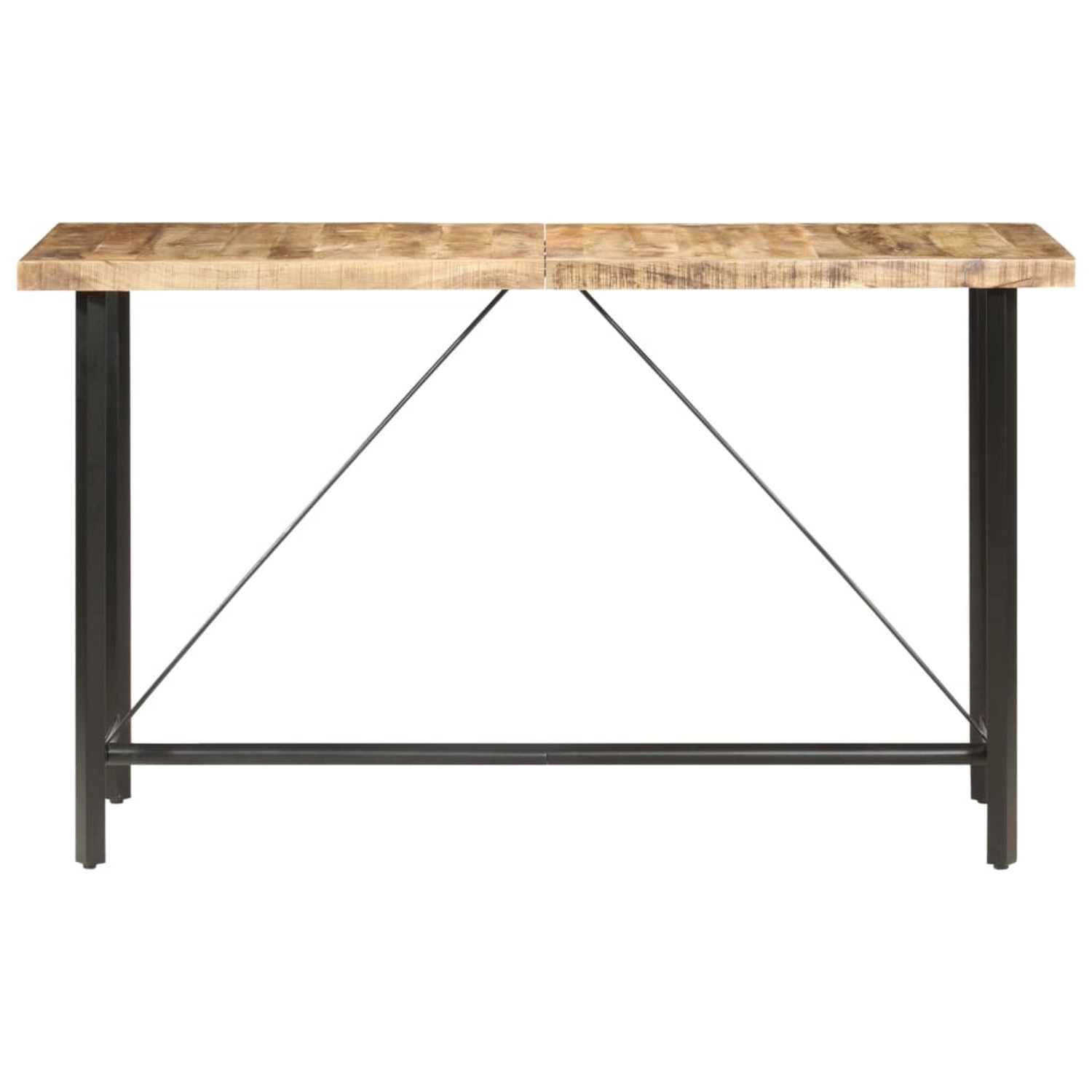 Bartisch 180x70x107 Cm Raues Mangoholz günstig online kaufen