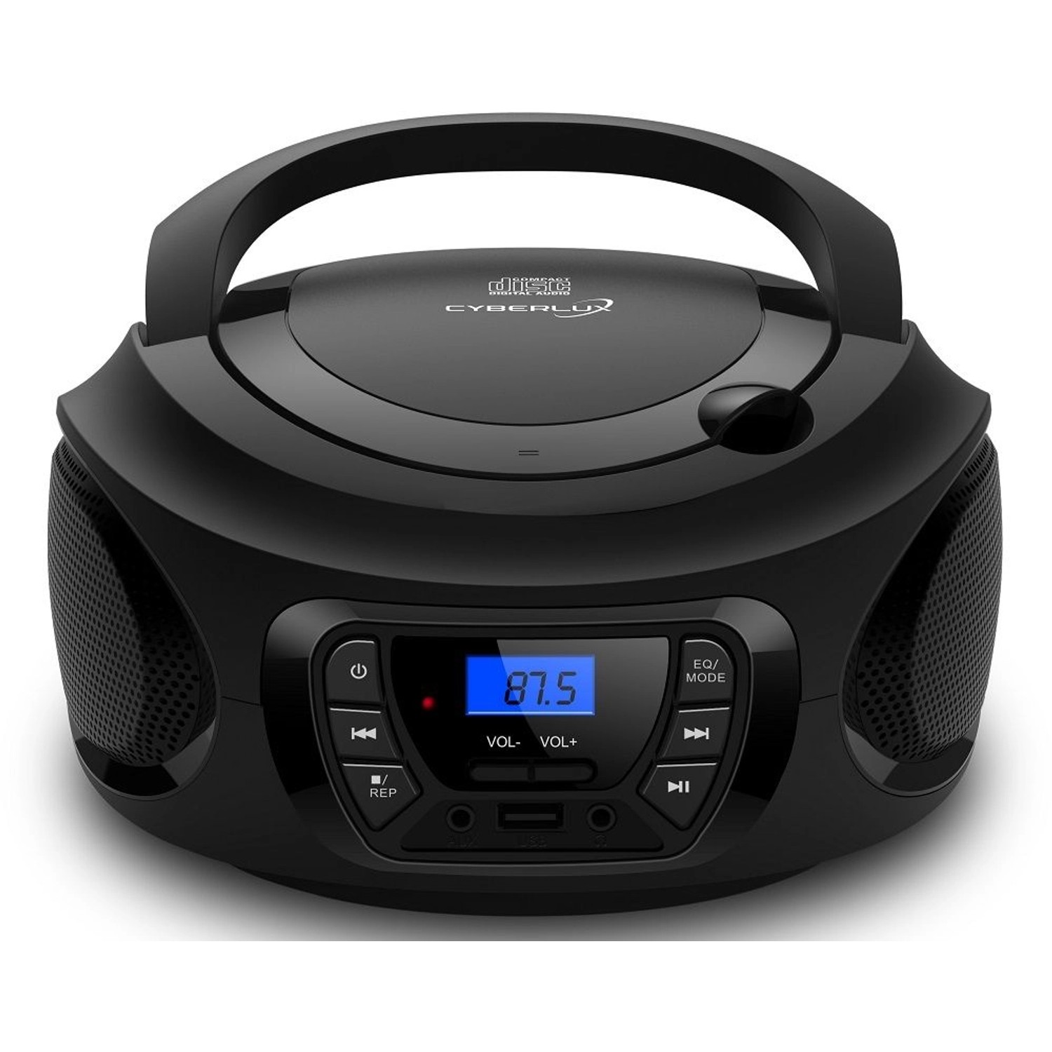 Cyberlux CL-600 CD-Player Tragbar CD/MP3/USB Radio Schwarz