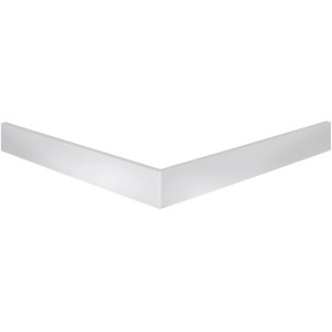 Schulte ExpressPlus Duschwannenschürze, quadratisch, alpinweiß, 90x90 cm.