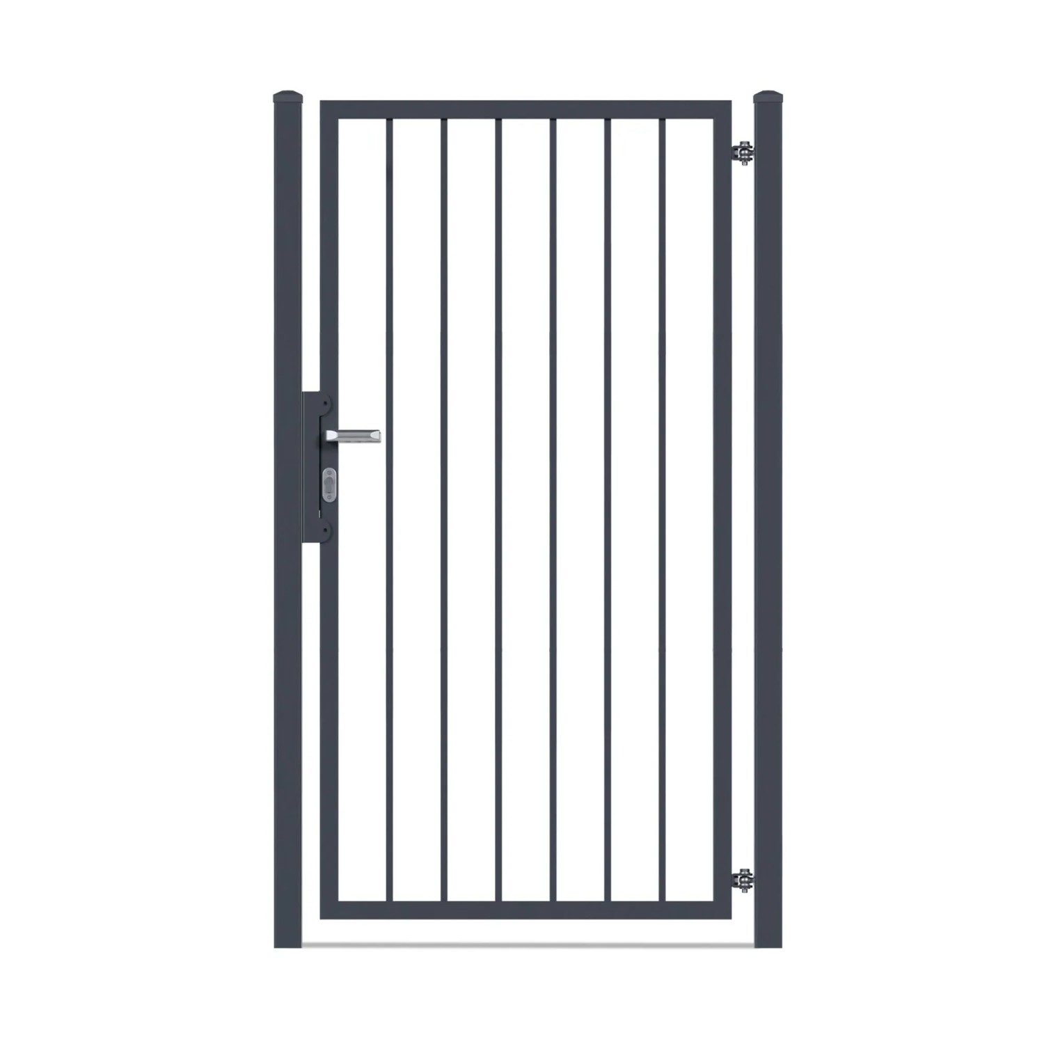 Deutsche Zauntechnik Gartentor Vario Basic ST 100 cm x 160 cm Anthrazit