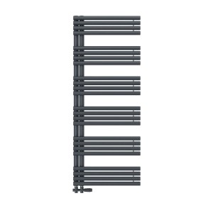 Emke Handtuchheizkörper 153 × 60 cm mit Seitenanschluss Anthrazit Badheizkörper 933W