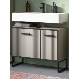 Inn.Furn Waschbeckenunterschrank in Sand 80 cm Scana