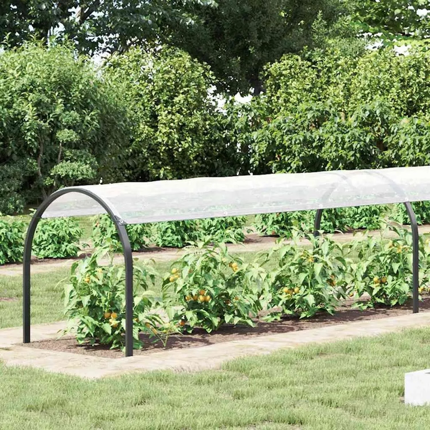 vidaXL Pflanzenabdeckung mit Ösen 1x10 m Polyethylen 3308683_2