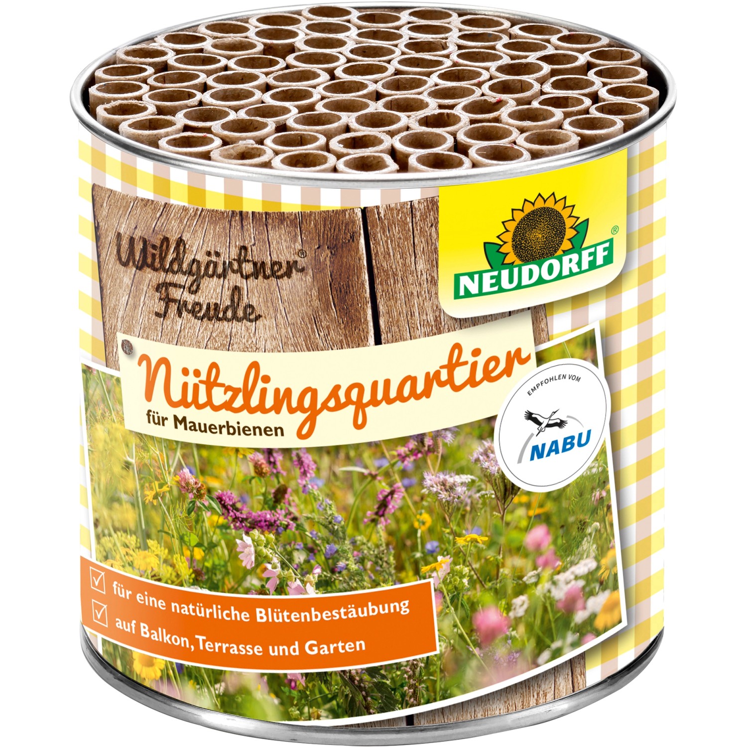 Neudorff Wildgärtner Freude Nützlingsquartier für Mauerbienen