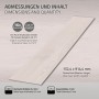 ML-Design Vinylboden Weiß Eiche, selbstklebend, 16 Dielen. Detailansicht der Maße und Inhaltsangabe.