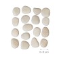 Hellgraue Malsteine, flach, 5-9 cm, 3 kg Set für Künstlerfarben.