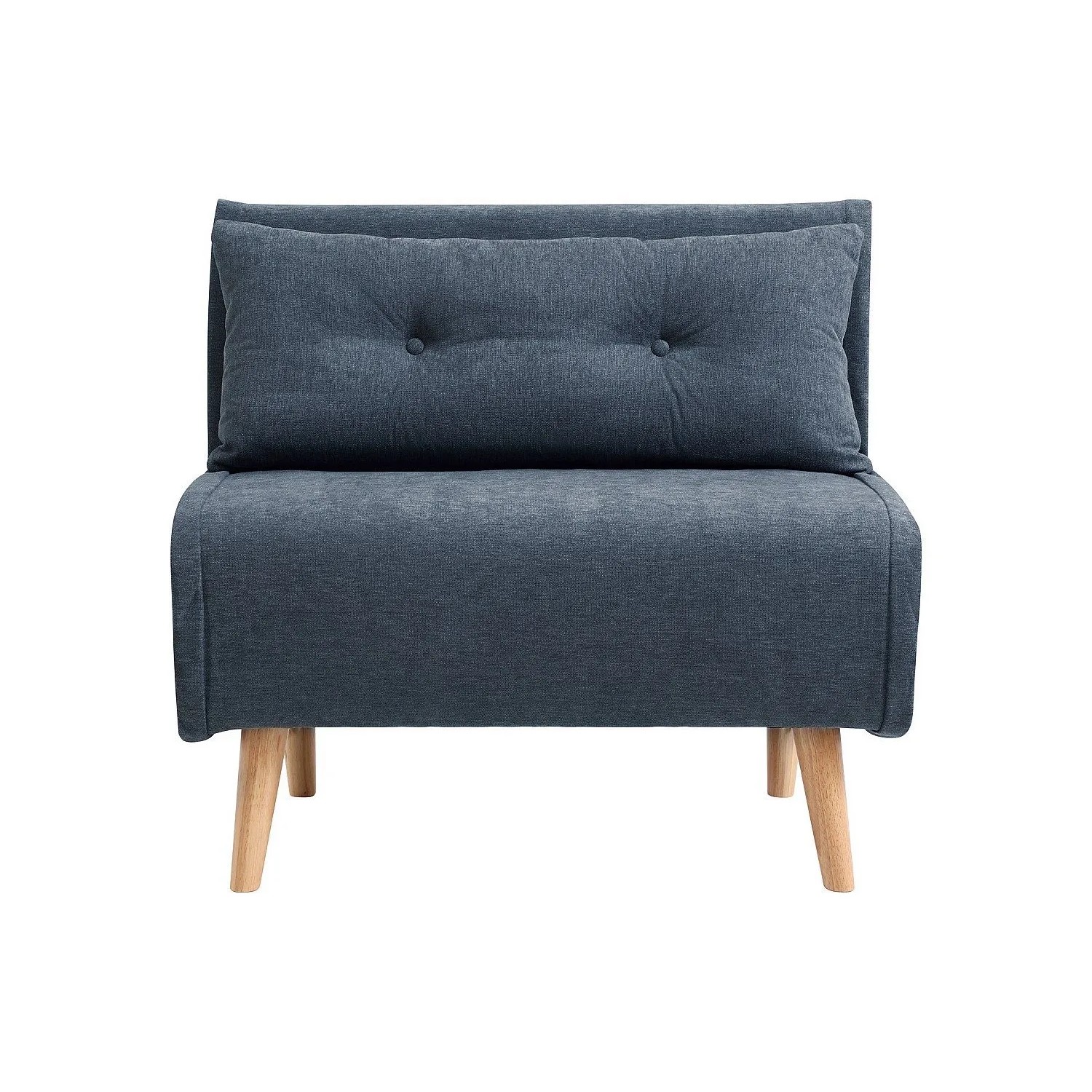 Vente-unique Schlafsessel Valerio Blau 90 cm