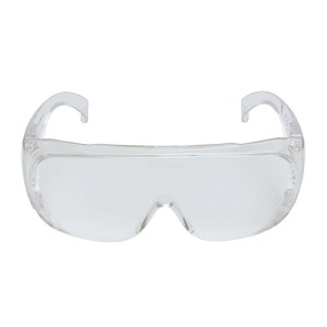 Transparente 3M Visitor Überbrille für optimalen Augenschutz, geeignet für Brillenträger.