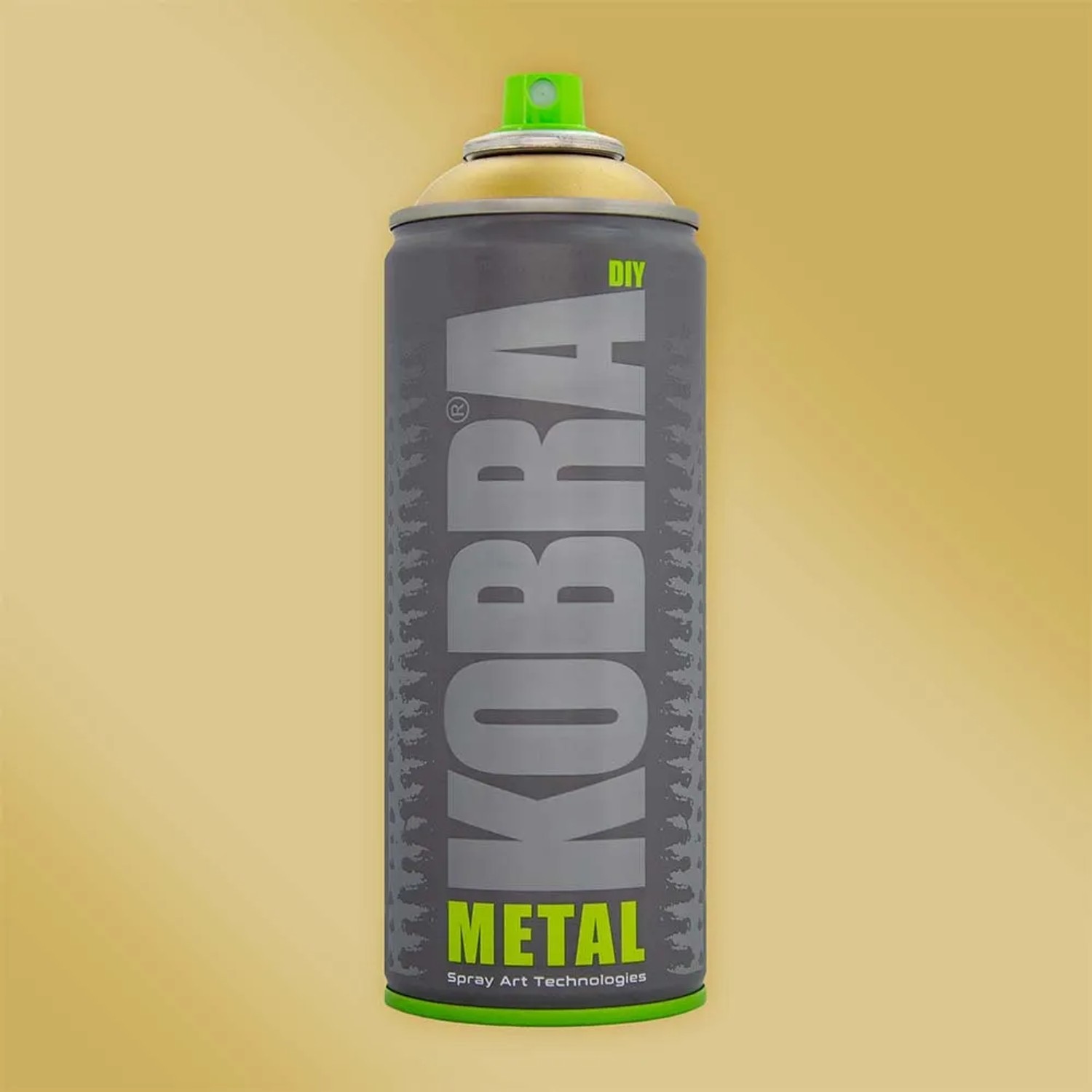 Kobra DIY Metallic Spray 400ml Gold Glänzend, Dose für Buntlack-Sprays.