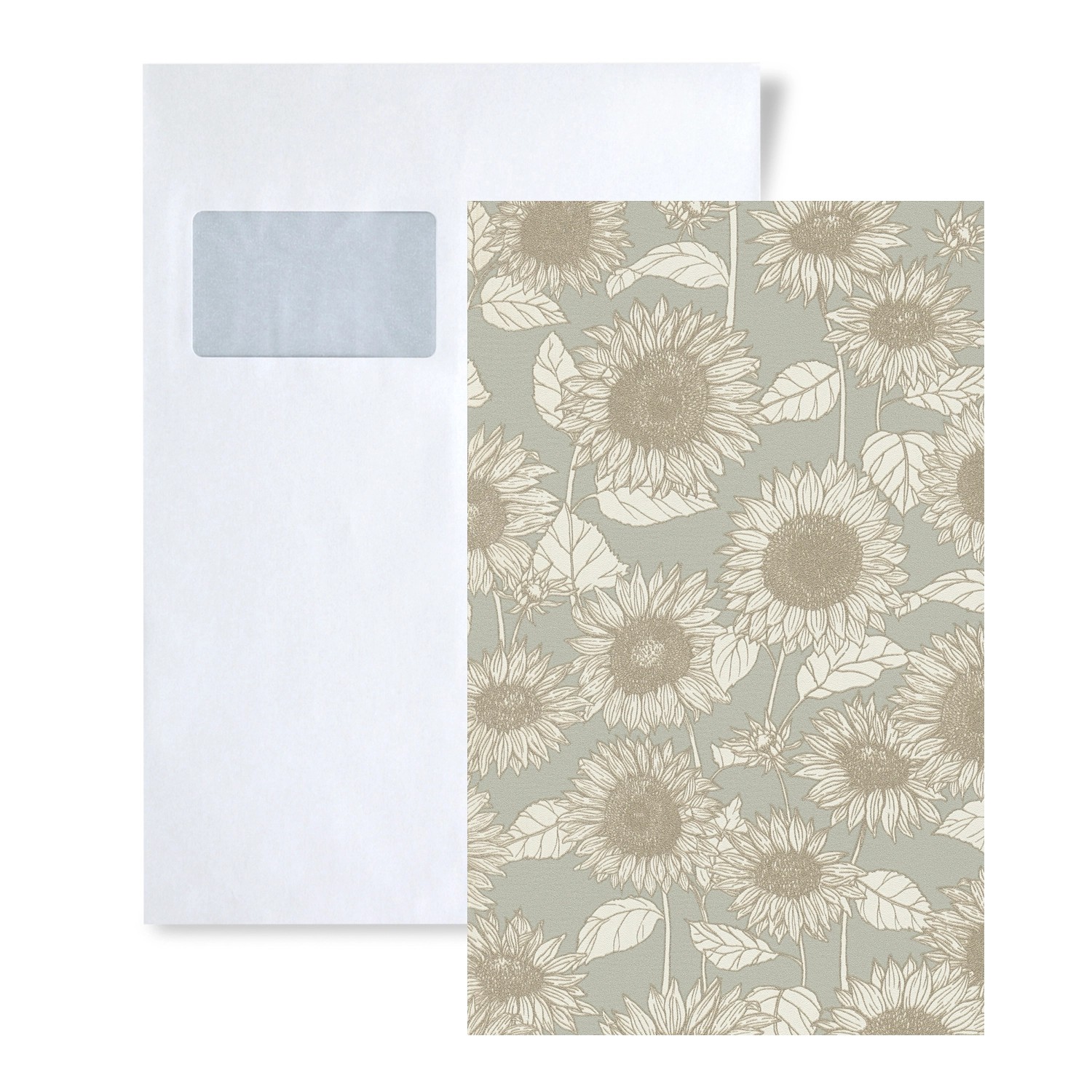 PROFHOME 1 MUSTERSTÜCK S-376852-GU DIN A4 MUSTER der Floral Tapete günstig online kaufen