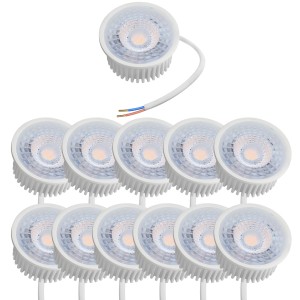 Oktaplex LED Modul Nizza 12er Set, warmweiß, 1,9W, GU10 Ersatz für Lampen & Leuchten.