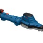 Bosch Professional Akku-Teleskopheckenschere GHE 18V-50 TP Solo, blau. Heckenschere für hohe Hecken.