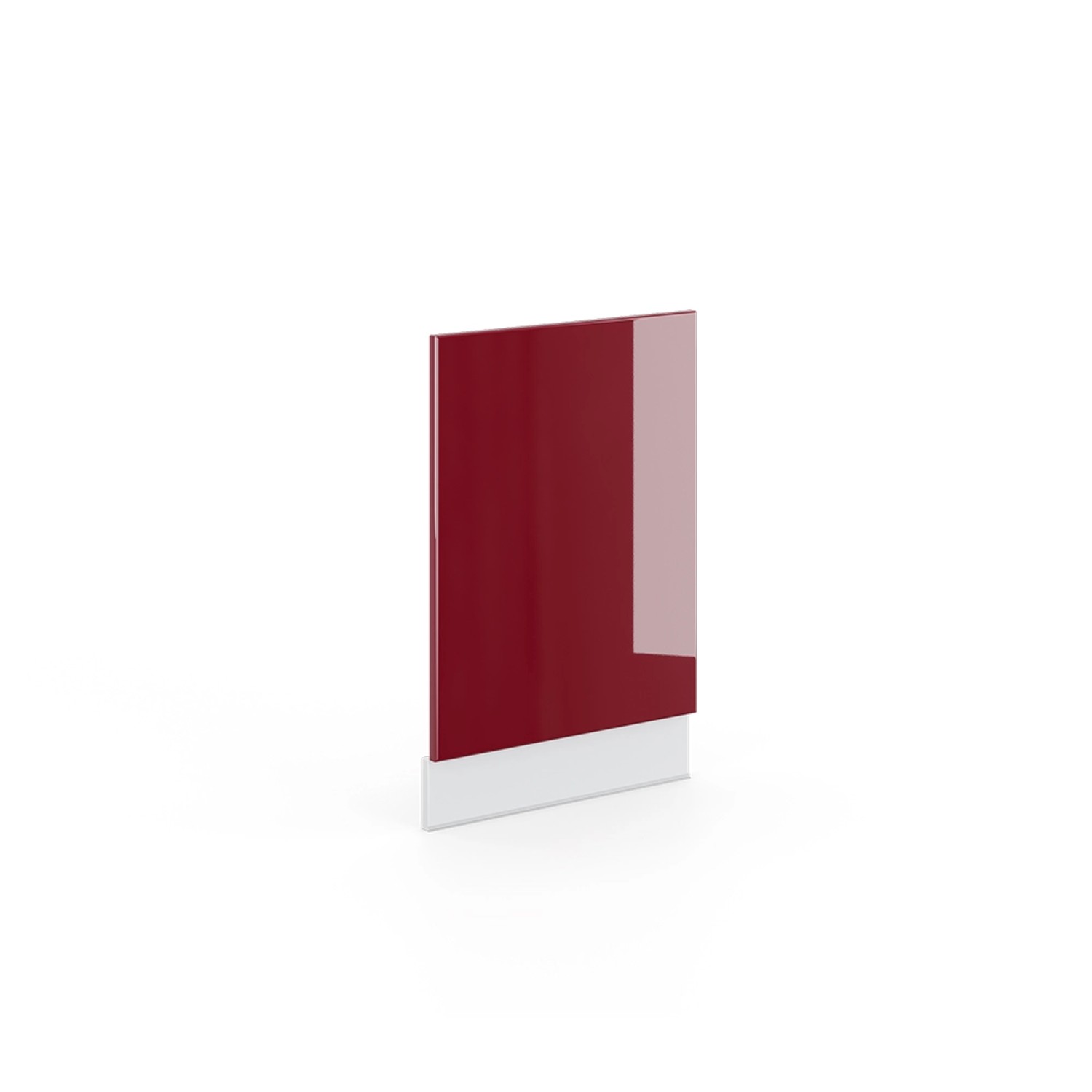 Vicco Frontblende Fame-Line Bordeaux Hochglanz/Weiß 45 cm ohne Arbeitsplatte