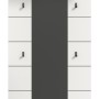 Inn.Furn Garderobenpaneel in Weiß und Grau 80 x 141 cm Cooper_9