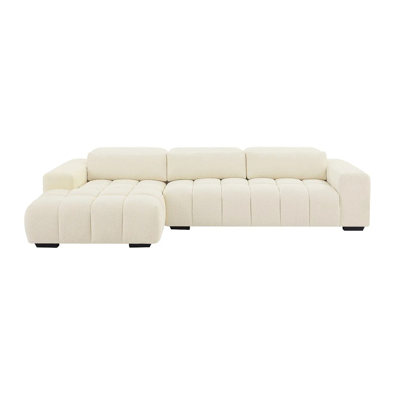 Vente-unique Sofa Ohne Schlafmöglichkeit Loponza Beige 312 cm