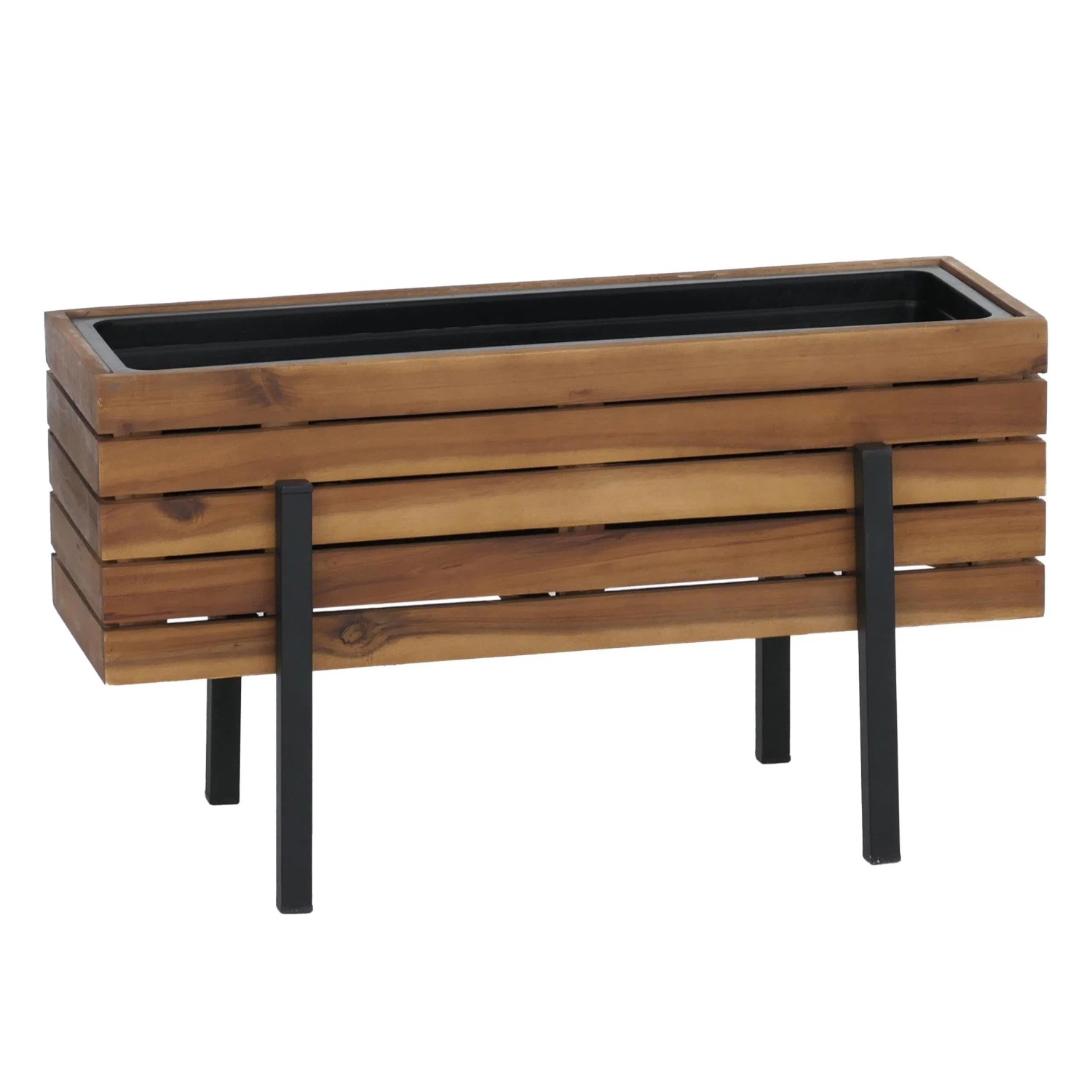 MCW Pflanzkasten P88 Akazie Holz 35x62x26cm Braun