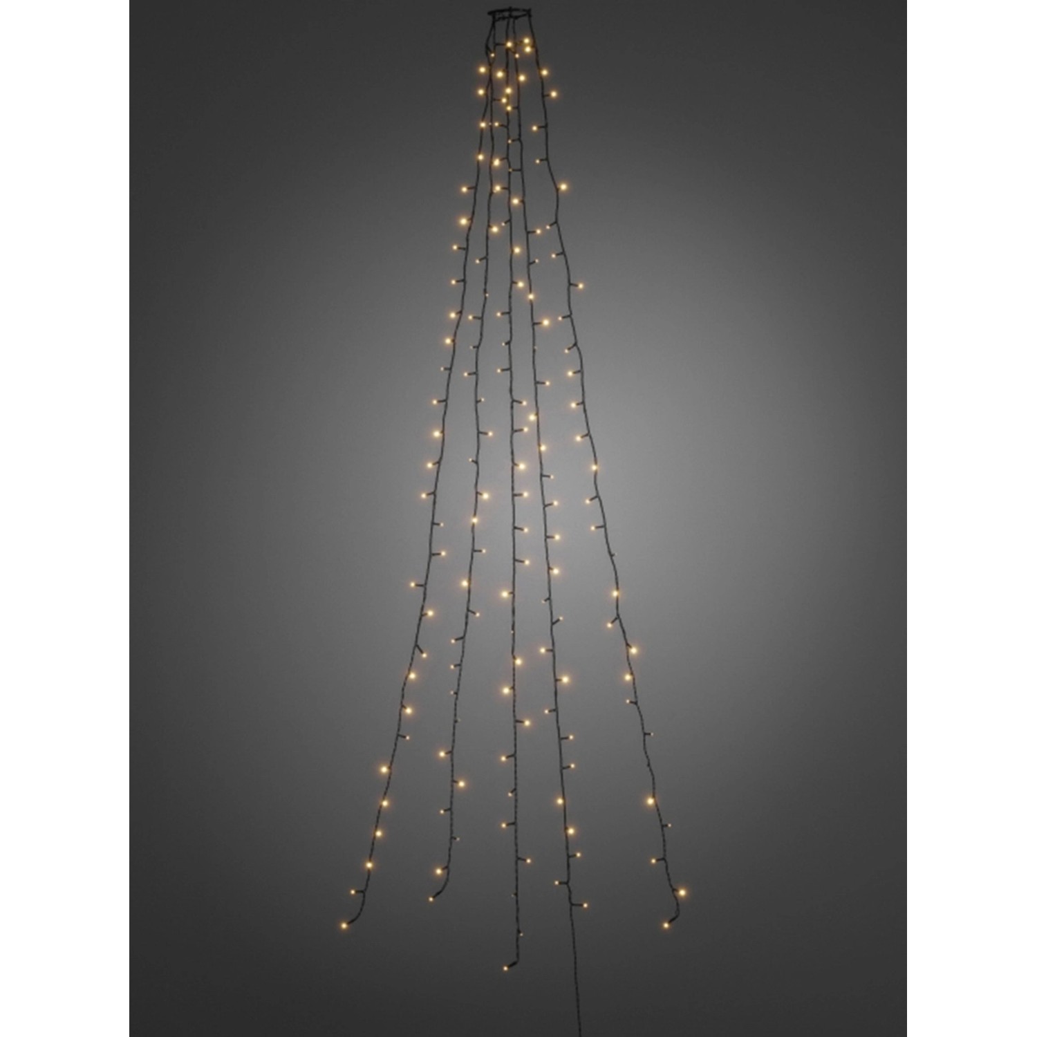 Konstsmide LED Baummantel mit Ring 200 bernsteinfarbene LEDs innen günstig online kaufen