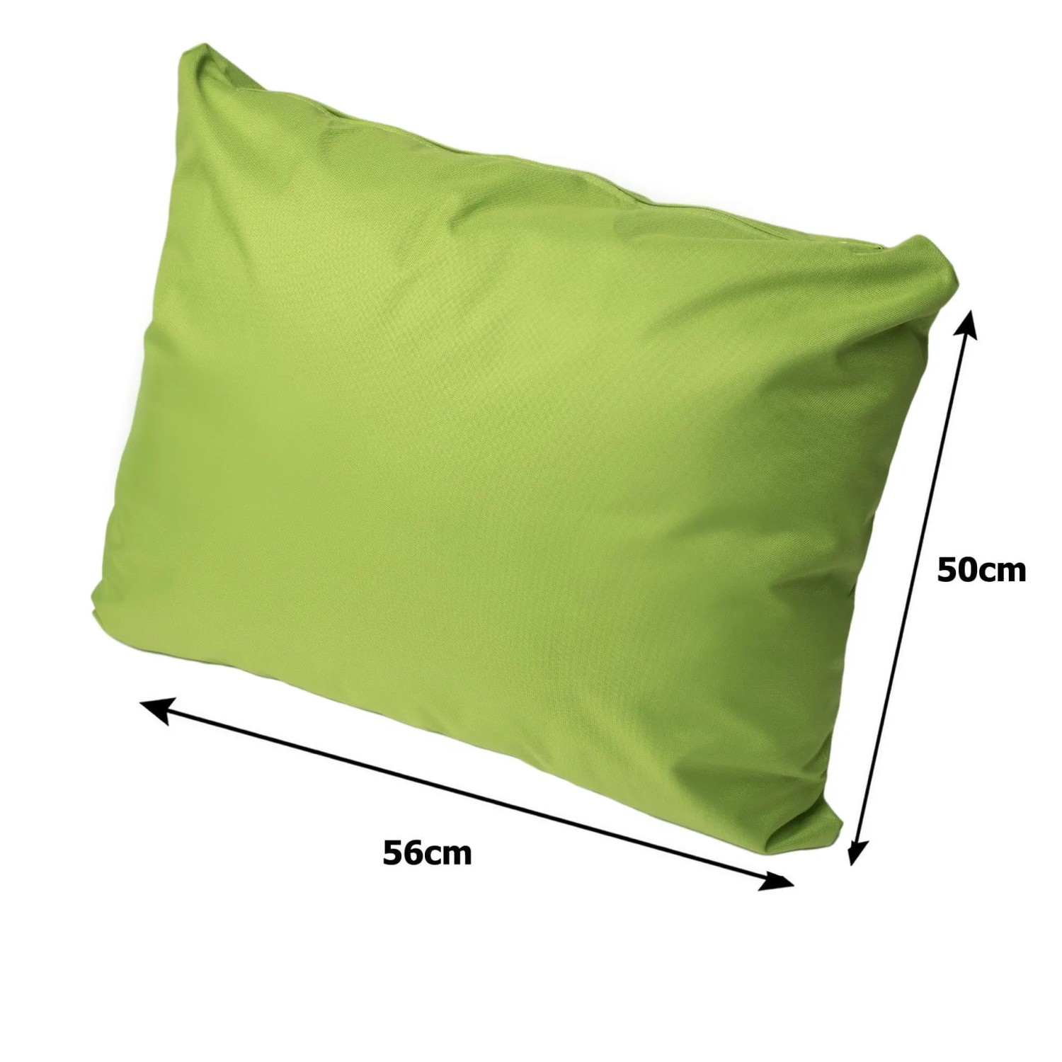 Grünes Setgarden Bankkissen, 50x56cm, für 2-Sitzer Gartenbank. Bequeme Gartenstuhlauflage.