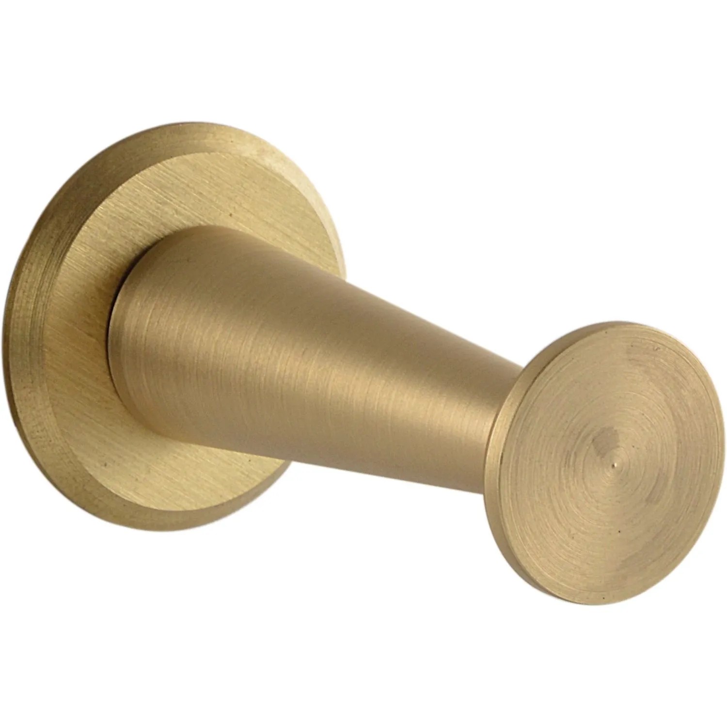 Simausrom Mantelhaken Medellot Platte Ø 30 mm Tiefe 53 mm Messing Matt Lackiert