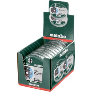 Metabo Trennscheiben Metall, 125 mm, 10er-Pack im Karton. Zubehör für Winkelschleifer.